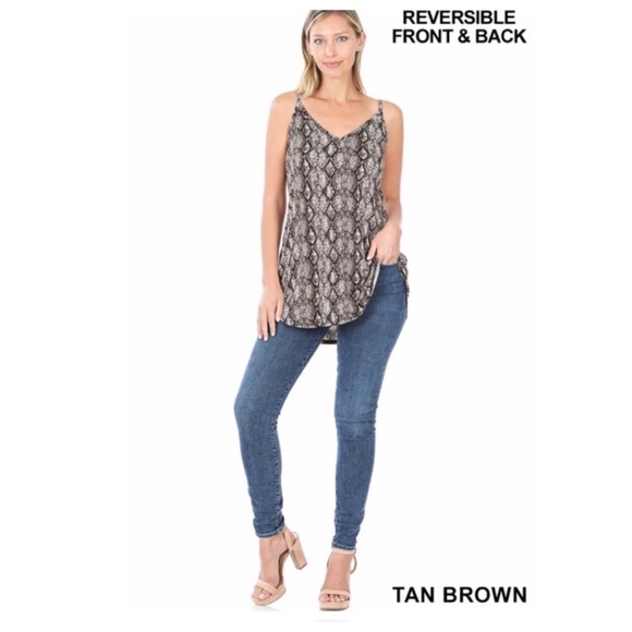 🔥🆕 XL Snakeskin Print Top - Picture 3 of 3